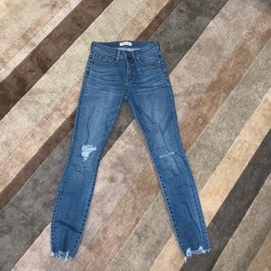Madewell High Rise Skinny Jeans